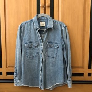 American Eagle Outfitters Denim Shirt Size Small